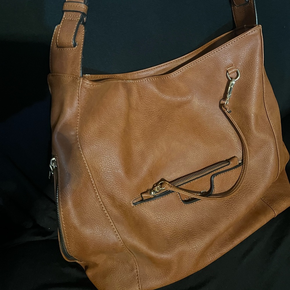 Large pleather purse